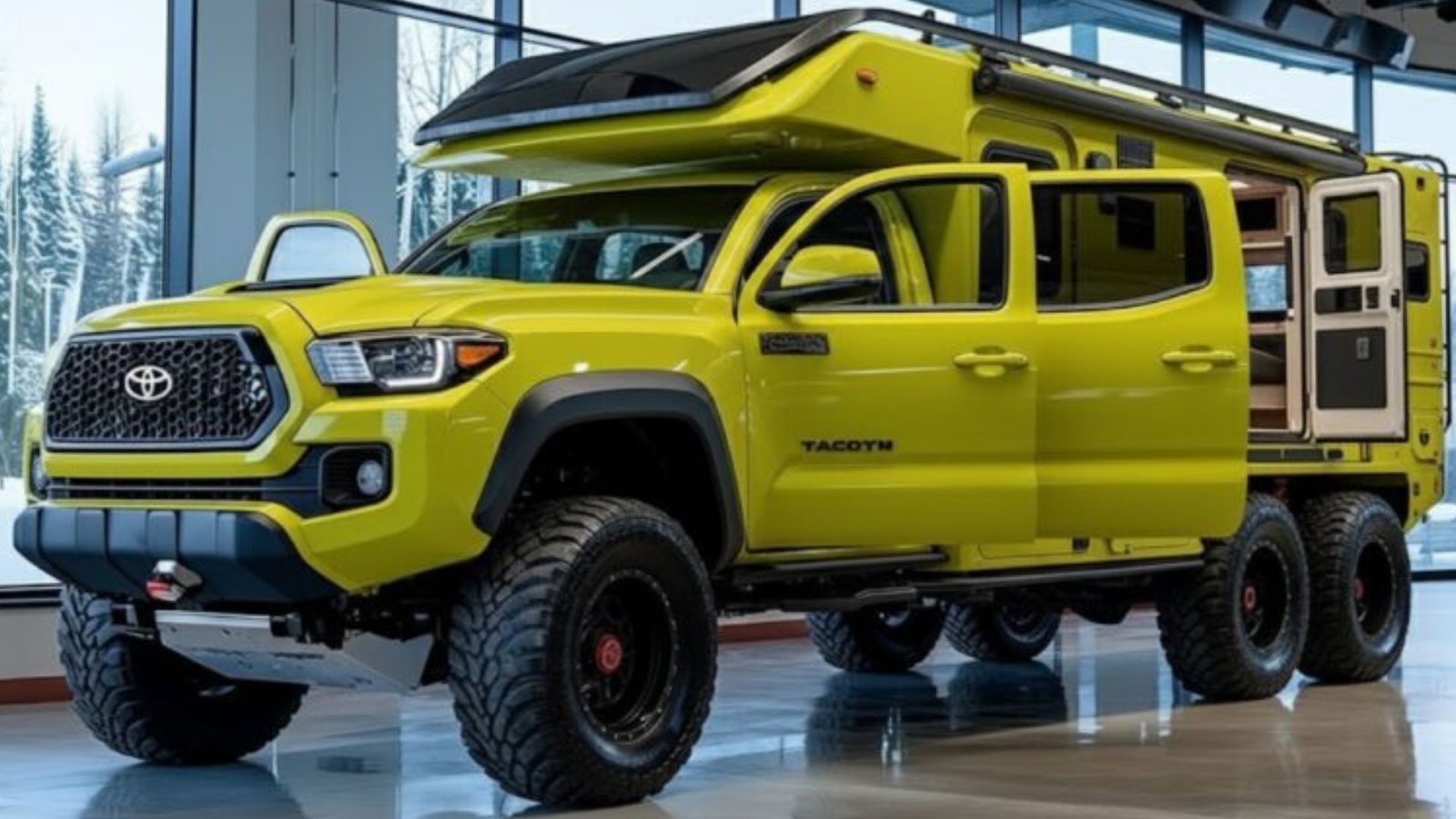 style article for the 2026 Toyota Tacoma Motorhome, written in simple, easy English.